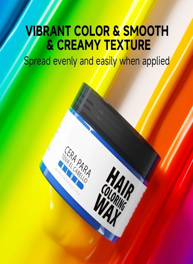 Gowwim Hair Wax Color, 13 Colors Temporary Hair Dye Natural Hair Color Wax, 72h Hold & Non - Greasy Hair Dye for Women & Men for Styling 1.76 Oz Black - Image 5